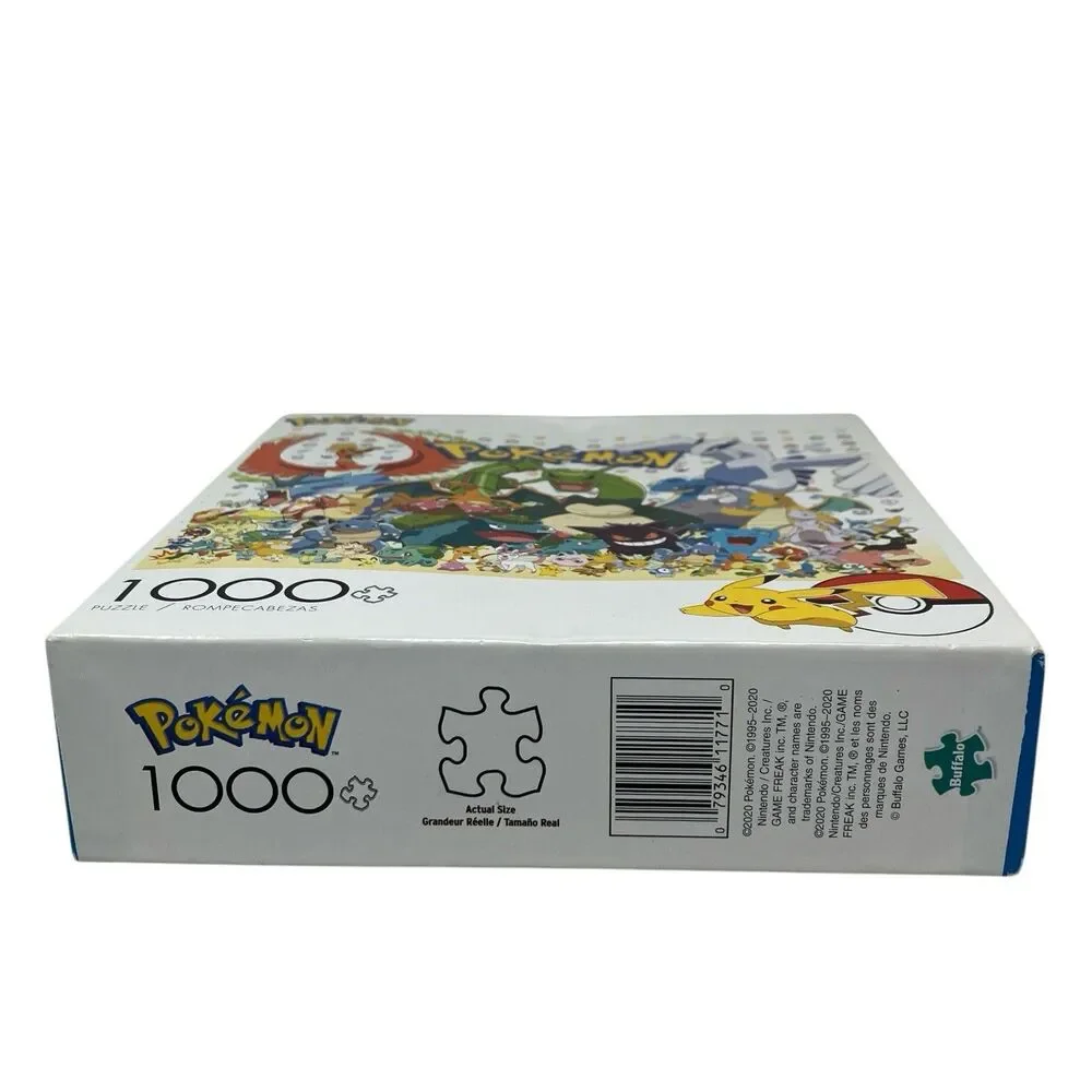 Pokemon Puzzle 1000 Piece Pikachu Charizard Eeve Mewtwo Collectible‎ Games